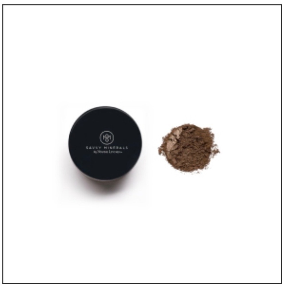 Savvy Minerals by Young Living Eyeshadow Determined Brown Loose Powder 0.03oz